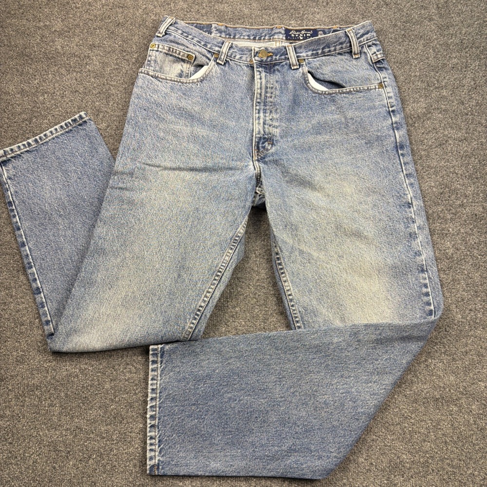 Eddie Bauer‎ Jeans Men's 36x32 Blue Classic Fit Straight Leg Basic Denim Pants